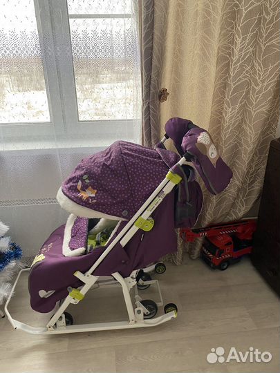 Коляска санки