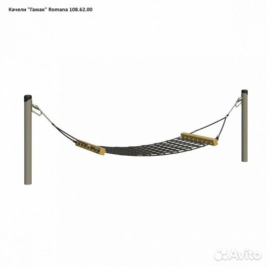 Качели для общественных мест серии Romana(антиванд