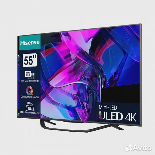 Qled-телевизор Hisense 55U7KQ 55
