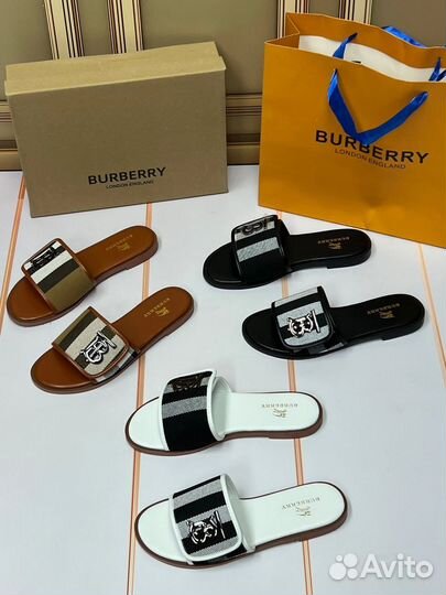 Шлепанцы Burberry 36 37 38 39 40