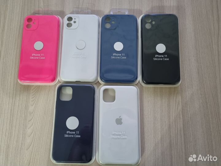 Чехол Silicone Case на iPhone 11