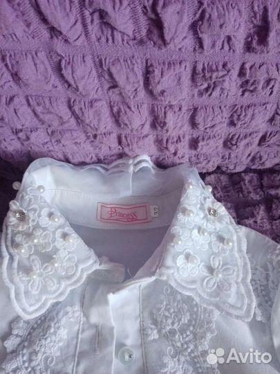 Блузка белая для девочки