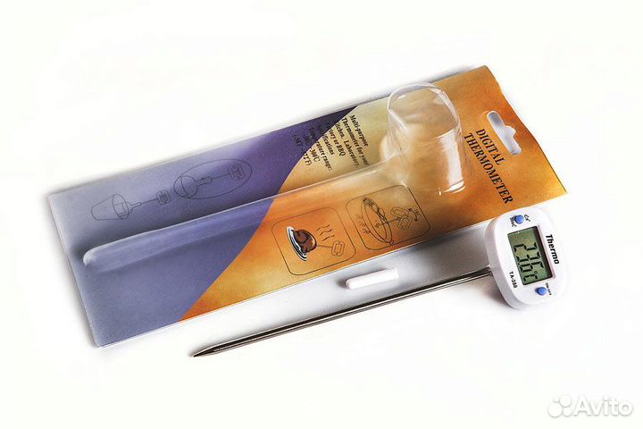 Термометр цифровой поворотный та-288