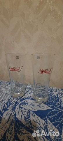 Стакан для пива Bud 2шт