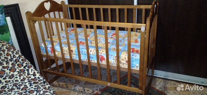 Детская кровать + матрас