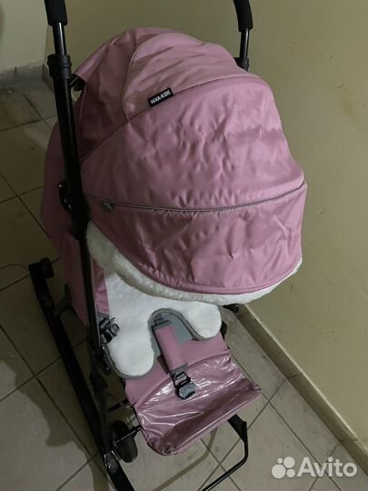 Санки коляска nika kids