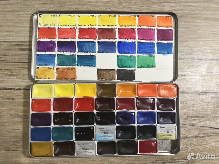 Pinax Extra акварельные краски
