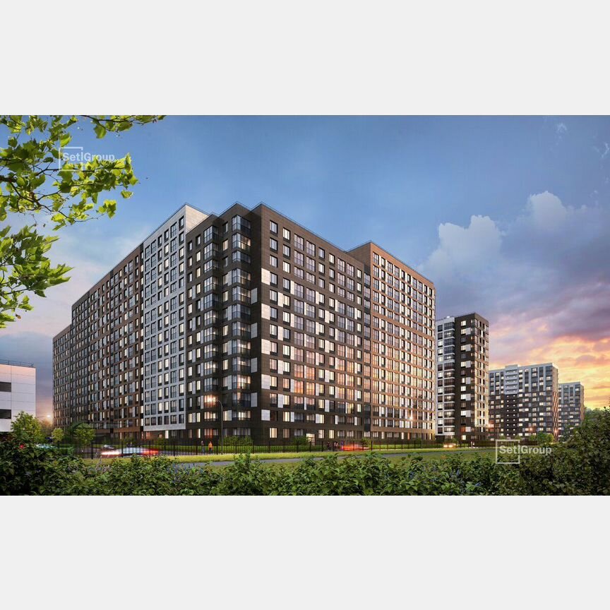 1-к. квартира, 36,5 м², 2/17 эт.