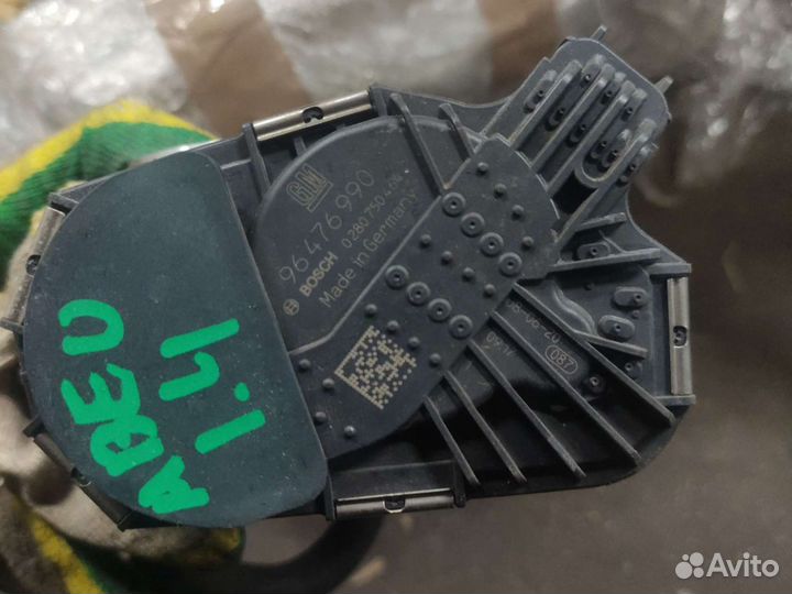 Дроссельная заслонка Шевроле Авео Т250 1.4