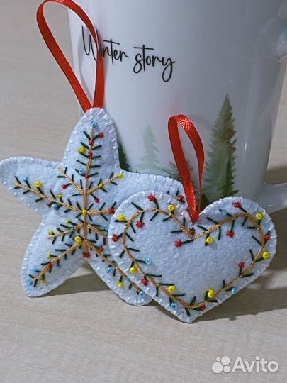 Новогодние игрушки ручной работы