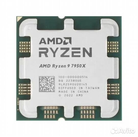 Процессор AMD Ryzen 9 7950X, BOX, без кулера