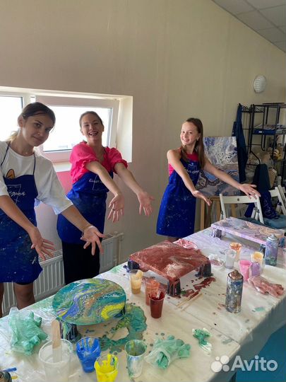 Выездные мастер-классы и арт-вечеринки