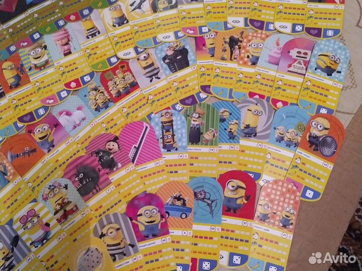 Карточки Миньоны игровые для детей
