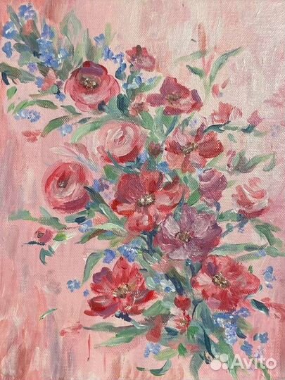 Картина акрилом на холсте