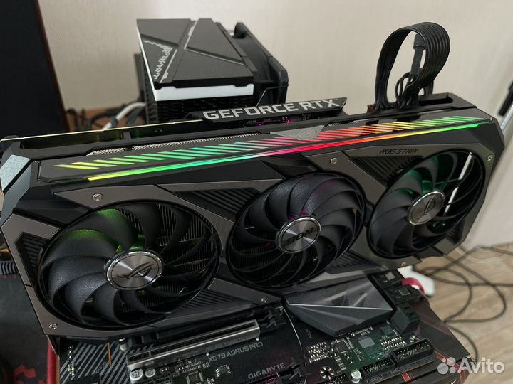 Видеокарта Asus rtx 3070 rog strix