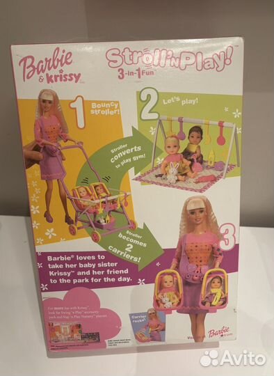 Кукла Barbie & Krissy Stroll 'n Play 3-in-1 Fun