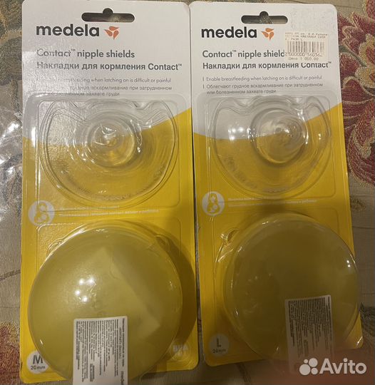 Накладки на грудь medela