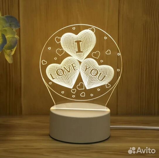 Светильник ночной 3D