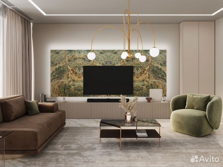 Дизайн проекты интерьеров квартир 3D в подарок