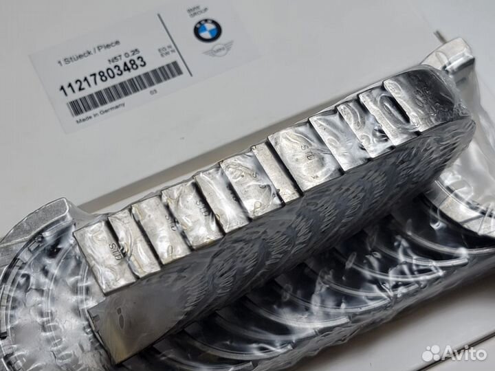 Комплект коренных и шатунных вкладышей для bmw n57