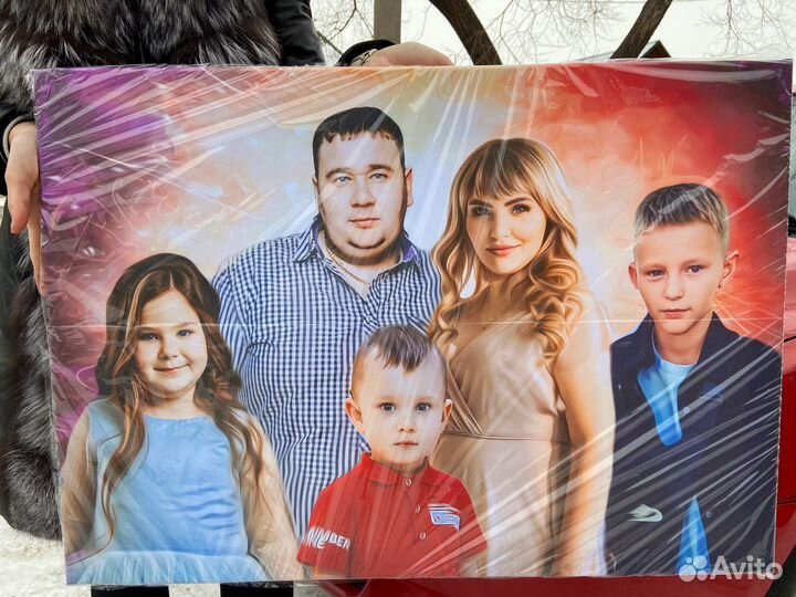 Печать на холсте