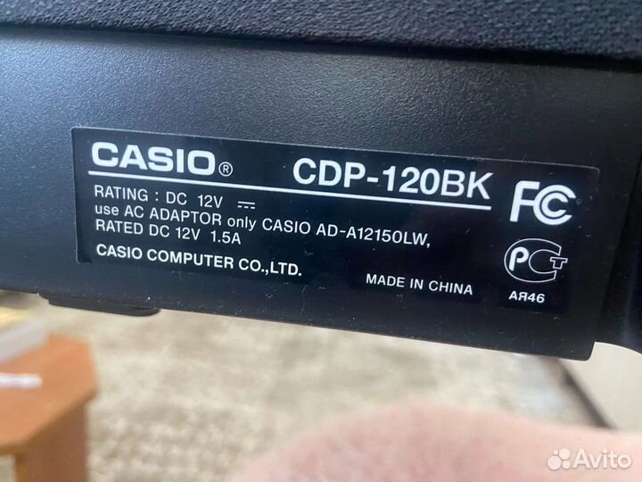 Цифровое пианино Casio CDP 120 BK