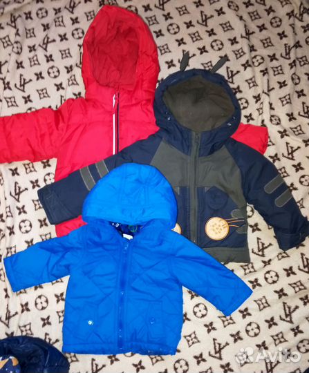 Куртки для мальчика пакетом 80