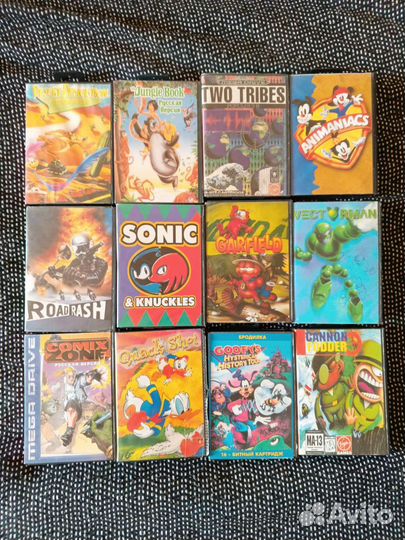 Картриджи для Sega 16 bit
