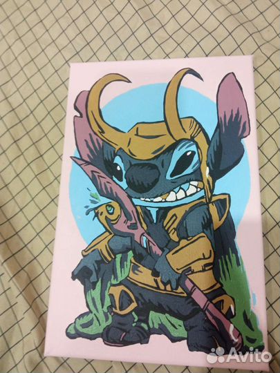 Картина стич локи