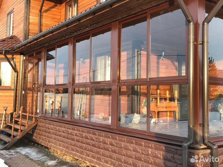 Окна двери алюминиевые