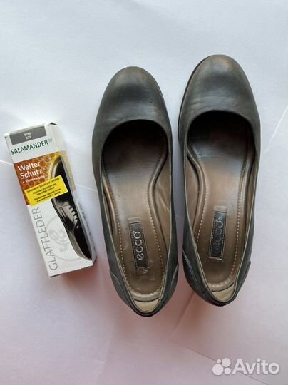Туфли Ecco 36 кожаные