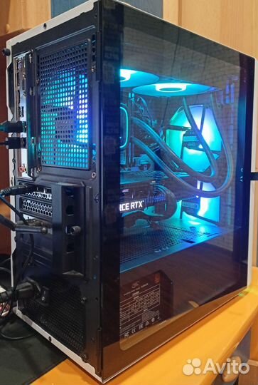 Игровой компьютер (i3 10100f, RTX3050)argb