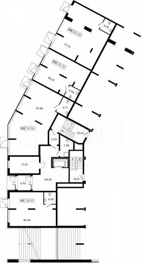 Продам помещение свободного назначения, 94.56 м²