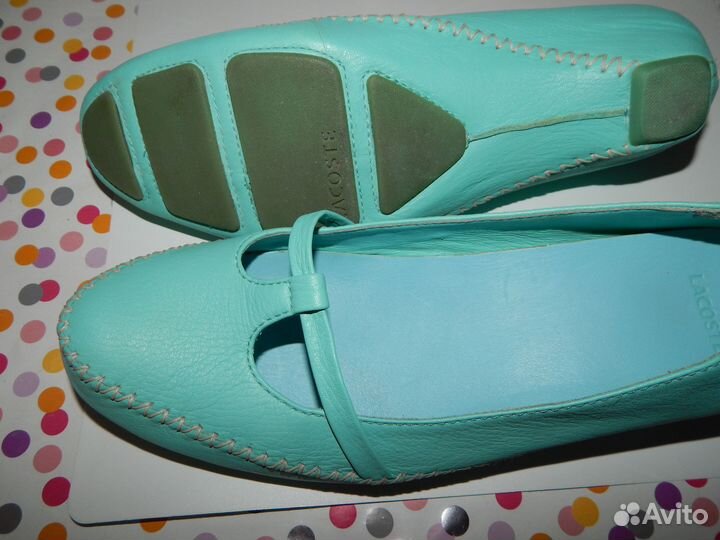 Балетки Lacoste 40 р. натур кожа,оригинал