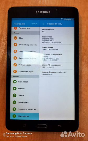 Планшет Samsung galaxy tab a6 2016