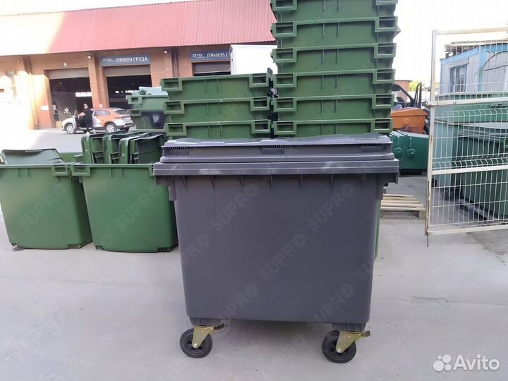 Мусорный контейнер 1100л Ш2580