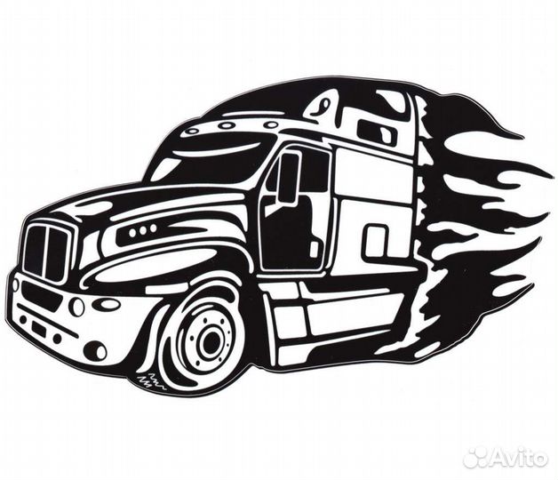 Наклейка на грузовик