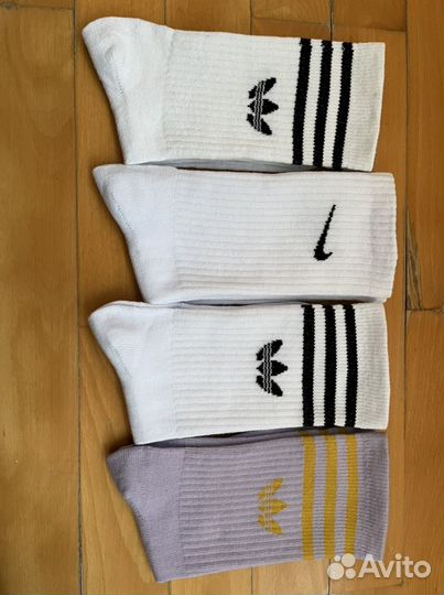 Носки Nike белые высокие