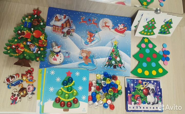 Развивающие деревянные детские игрушки