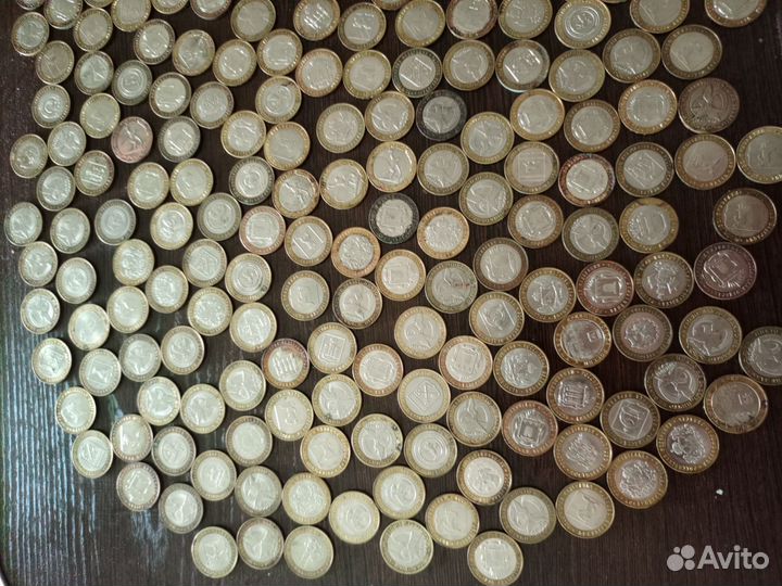 Монеты 10р биметалл юбилейные