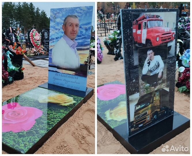 Красивые и долговечные памятники из стекла