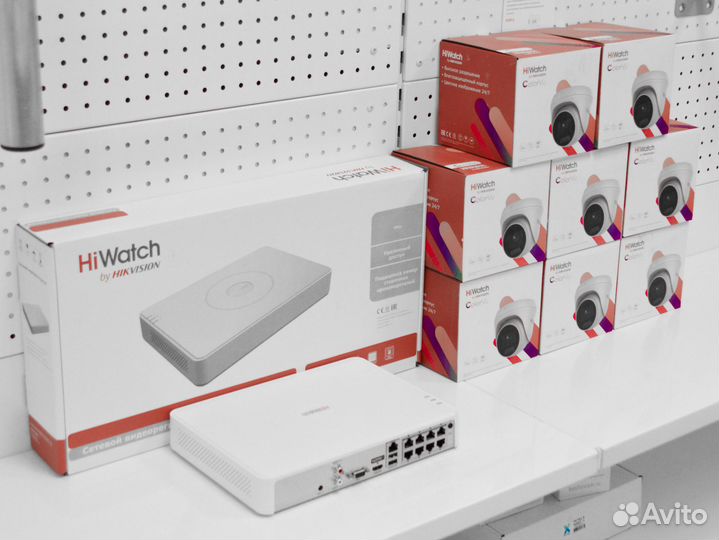 Купольное IP-видеонаблюдение 4Mpx ColorVu