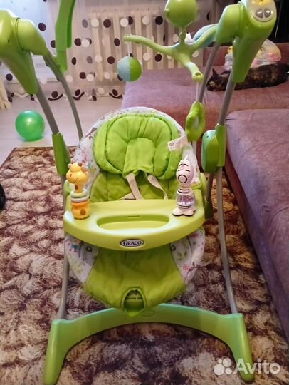 Детские электронные качели для новорожденных