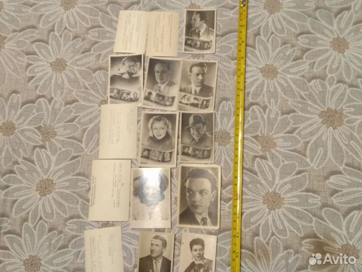Открытки 50х киноактеры СССР Винтаж