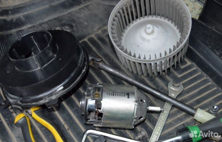 Ремонт моторчика печки Kia