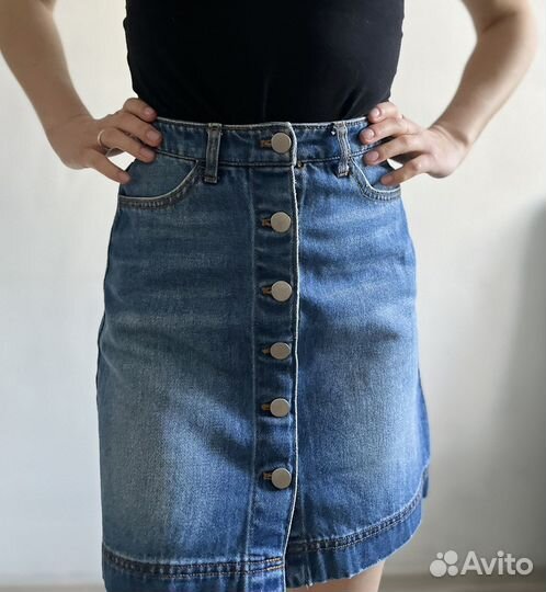 Юбка джинсовая HM