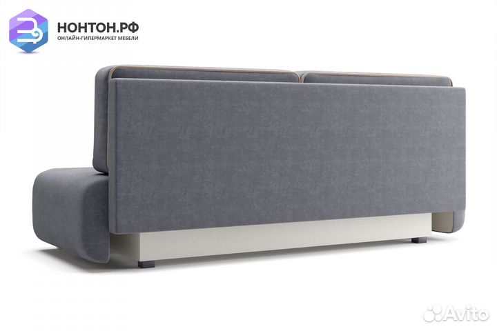 Диван еврокнижка Нео темно-серый