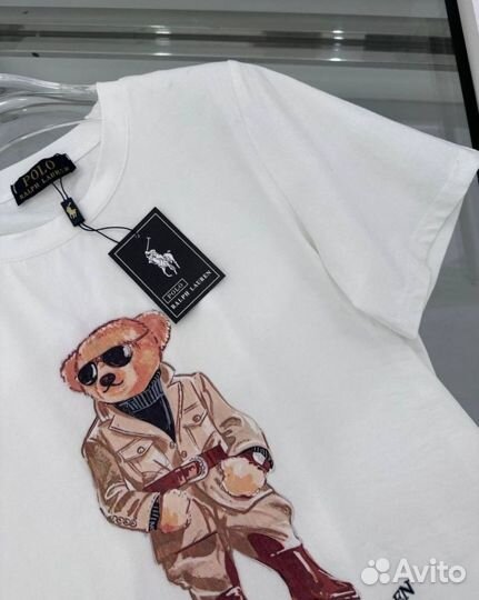 Polo ralph lauren bear футболка