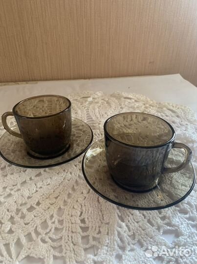 Стеклянные чашки