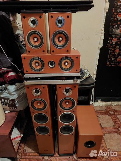 Домашний кинотеатр cortland sth-7000 + Сабвуфер